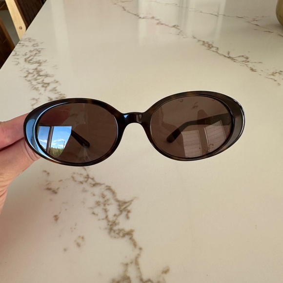 Dolce & Gabbana Women's Oval Tortoise Shell Sunglasses (Style #DG4443 Havana) - Picture 4 of 10